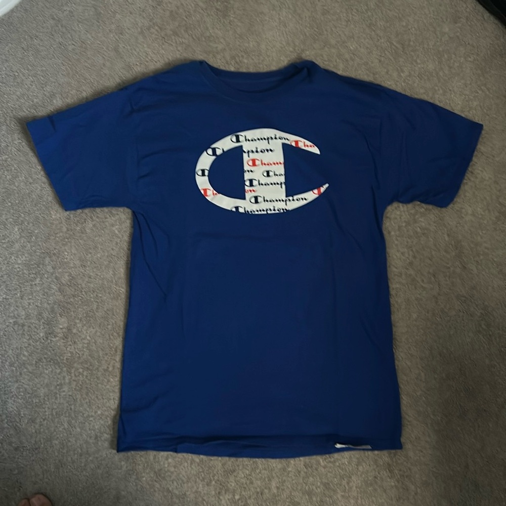Blue champion t-shirt